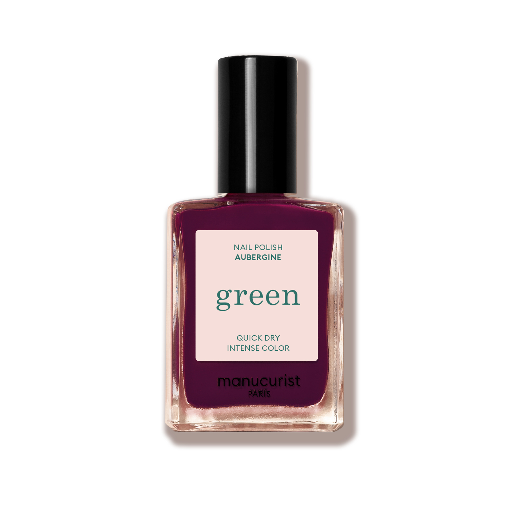 Manucurist System green Aubergine nail polish